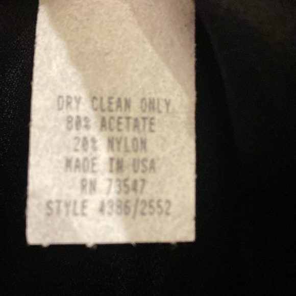 Michael Marcella Ltd Ladies Wide Leg Black Pants.  Size 14. Acetate/Nylon.  NWT - Picture 7 of 8